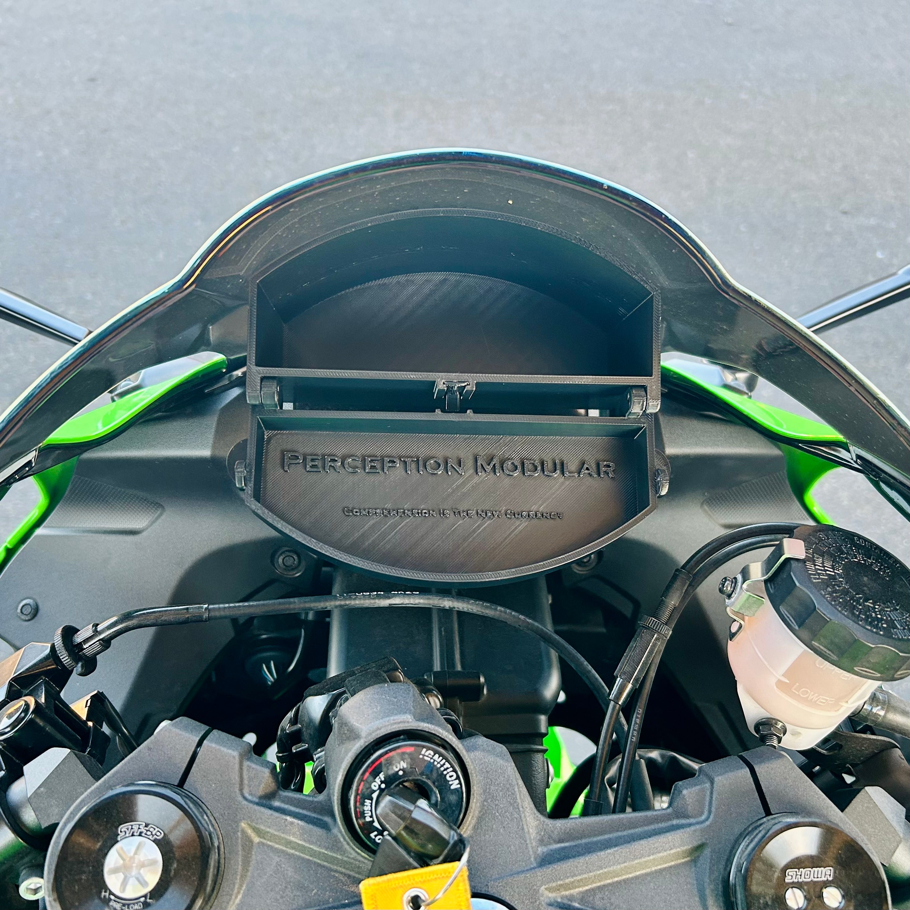 Coming Soon - Integrated Motorcycle Windscreen Storage - Medium
