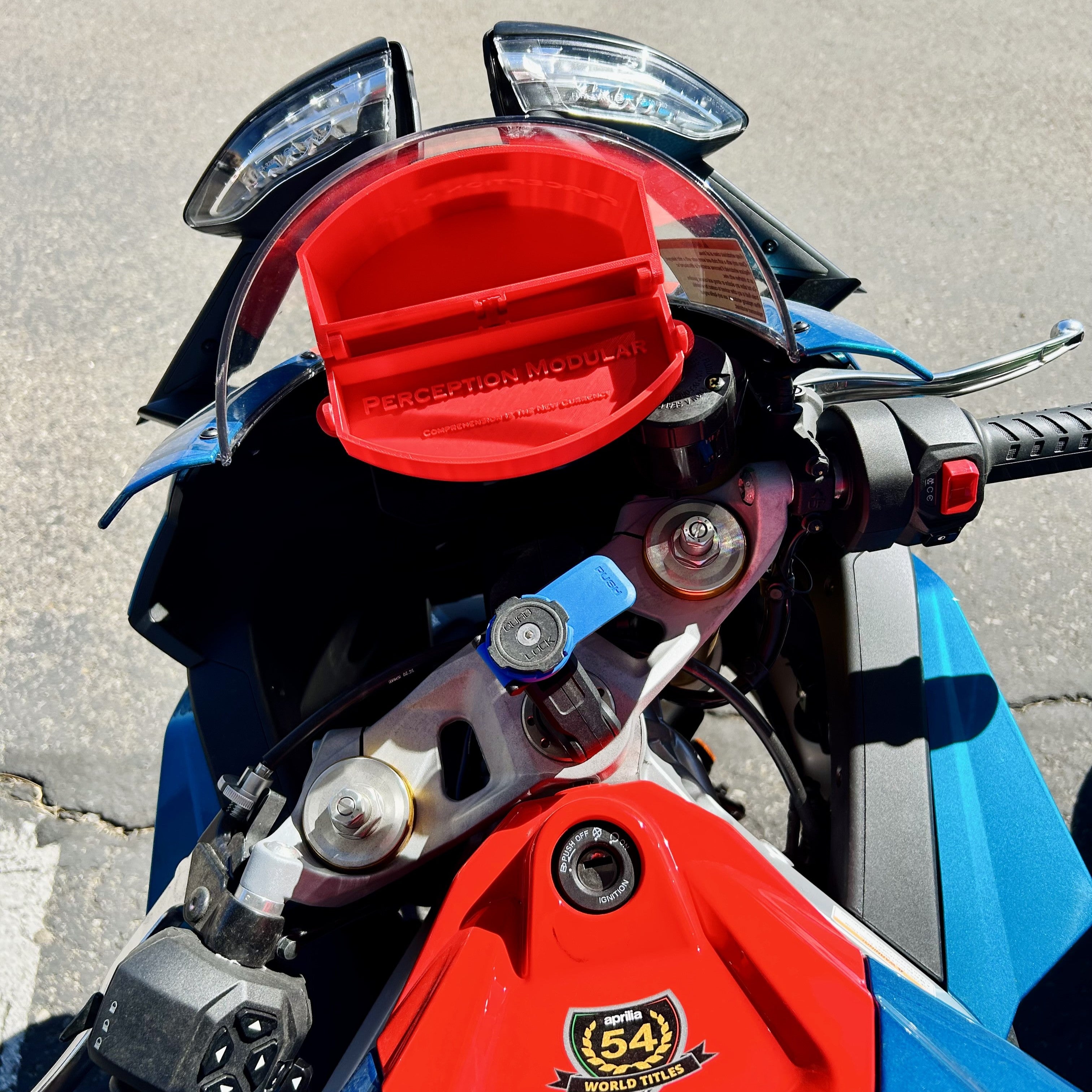 Coming Soon - Integrated Motorcycle Windscreen Storage - Medium